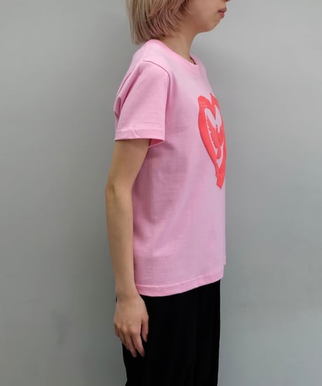 Labyrins   Hart Tshirt  Pink