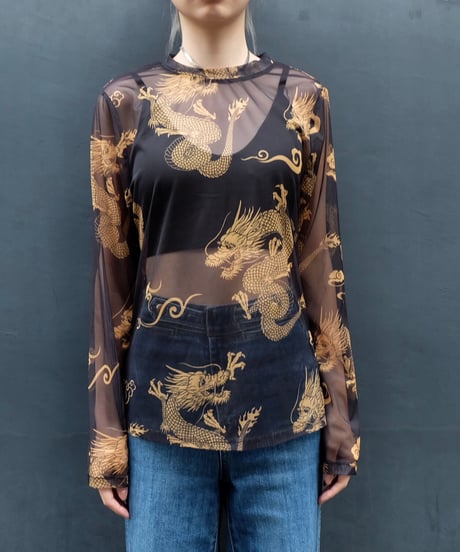 Vintage   See-through Tops