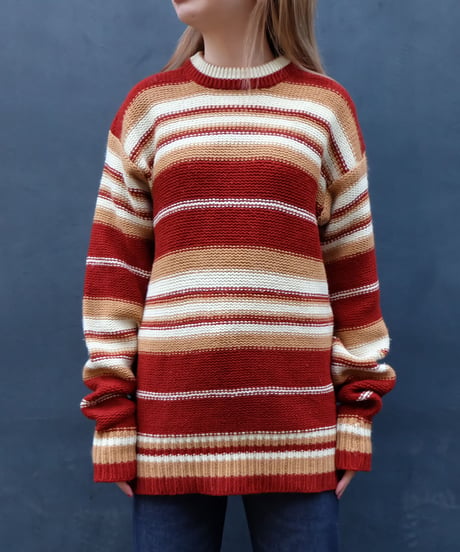 Vintage  Border Knit