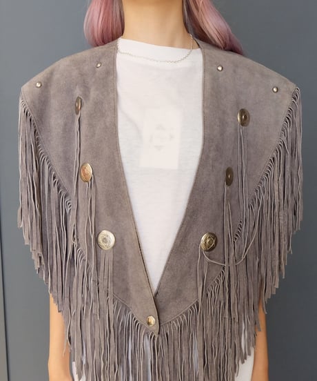 Vintage   Fringe Cape