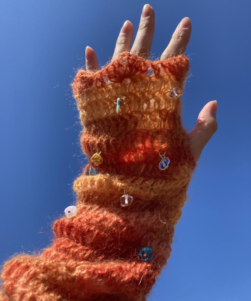 Labyrins Mohair Knit Glove | Shury Labyrins Mohair Knit Glove | Shury