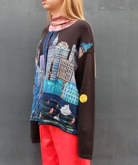Vintage   paint cardigan