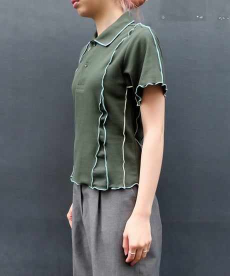 Frill line Polo shirt