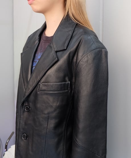 Vintage   Leather Tailored Jacket