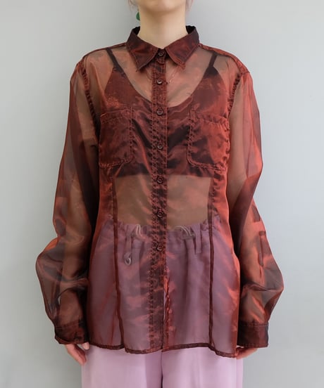 Vintage   See-through Shirt