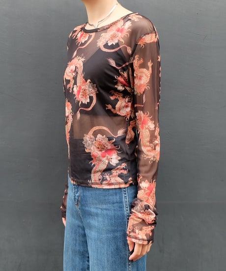 Vintage   See-through Tops