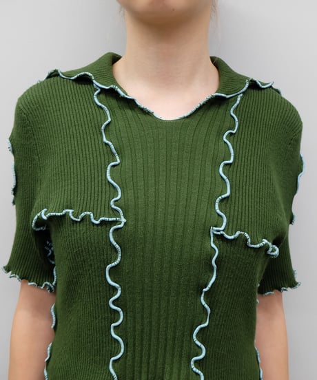 Remake Frill line Short Tops