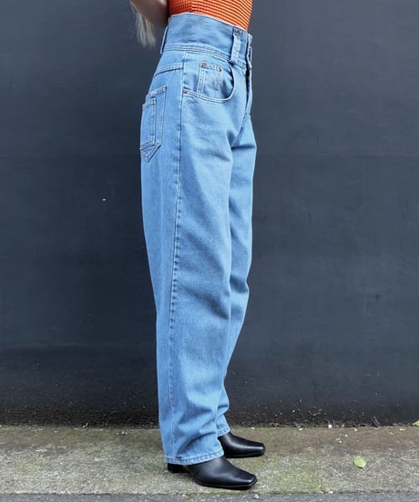 Vintage   High-waist Denim Pants