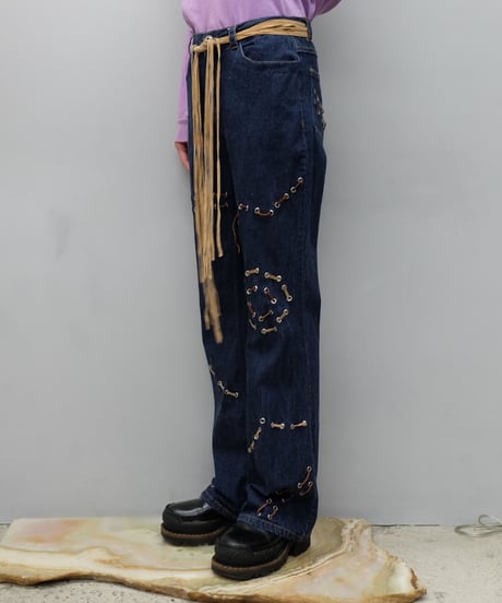 Vintage   Design Denim Pants