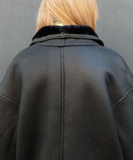 Vintage   Leather Mouton Coat