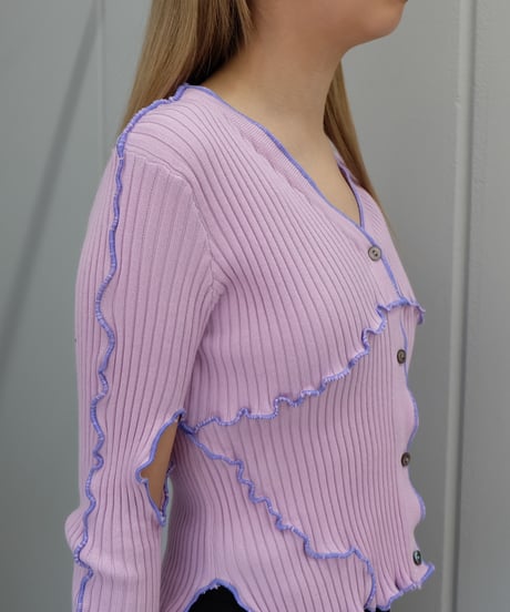 Frill Line Cardigan