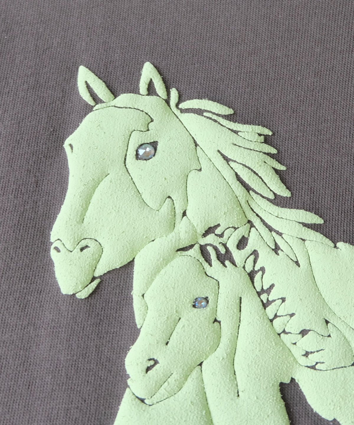 Labyrins Dont Cry Horse Tshirt Lime | Shury