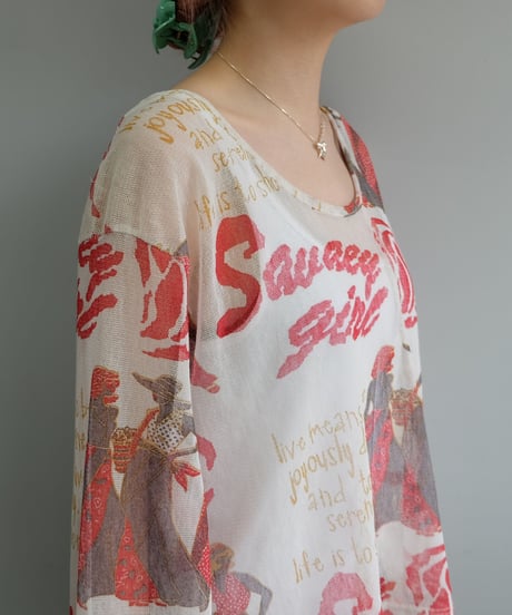 Vintage   See-through Tops