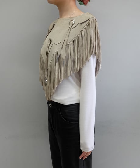 Vintage   Suède Cape