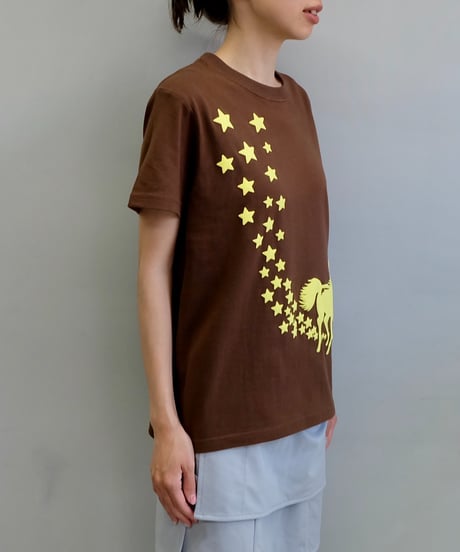 Labyrins  Stardust Tshirt Brown