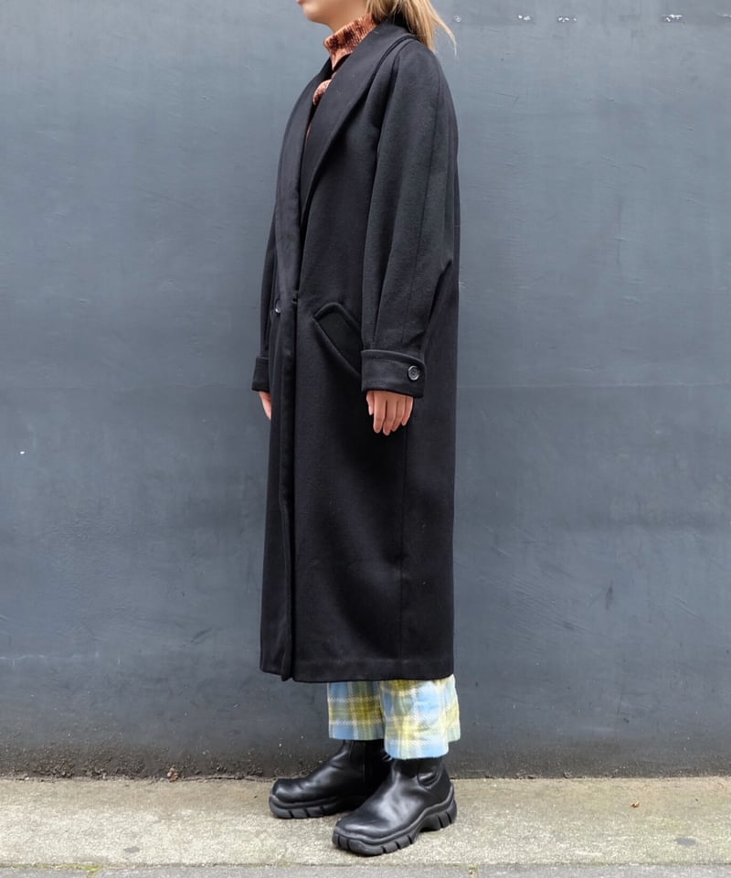 Vintage Wool Long Coat | Shury