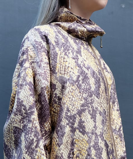 Vintage  Python Nylon Jacket