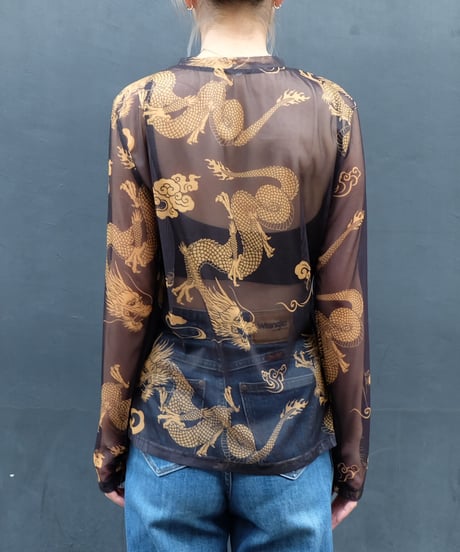 Vintage   See-through Tops