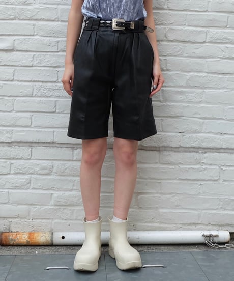 Vintage   Leather Short Pants