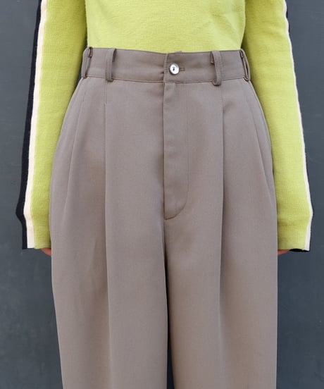 Vintage   Collar Slacks Pants