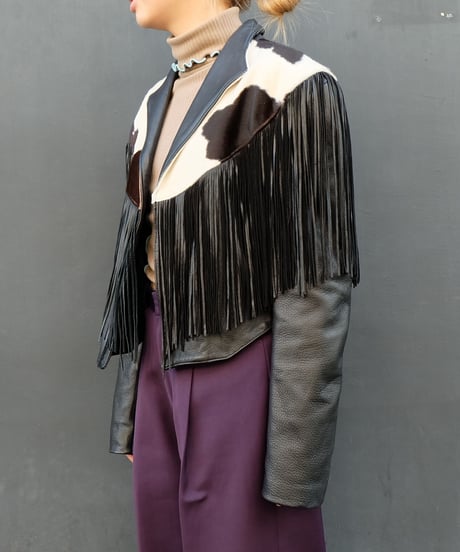 Vintage  Design Leather Jacket