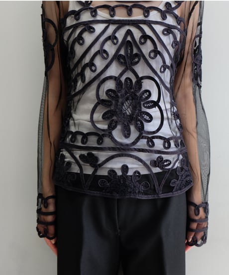 Vintage   See-through Tops