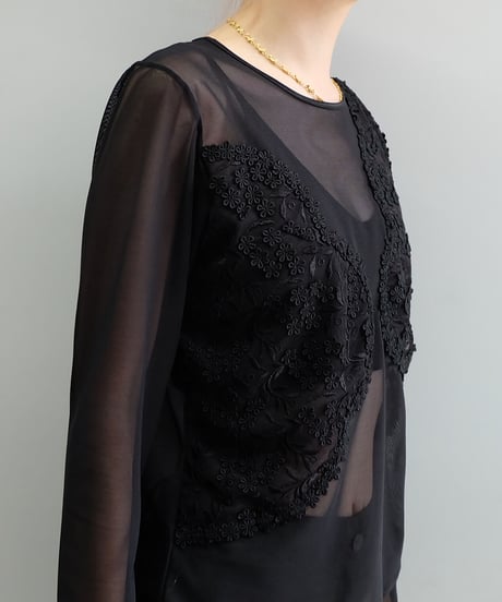 Vintage   See-through Tops
