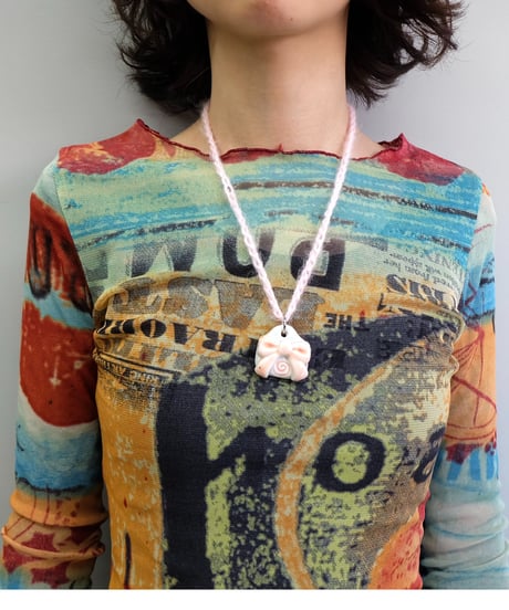 Labyrins x Sugascoop   Ceramic necklace 4