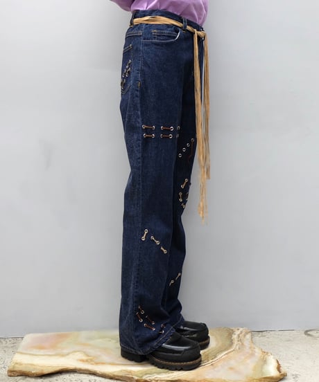Vintage   Design Denim Pants