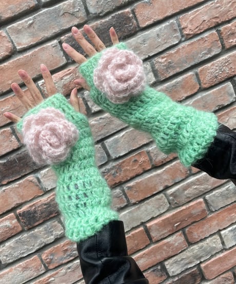 Labyrins   Mohair Armwarmer 5