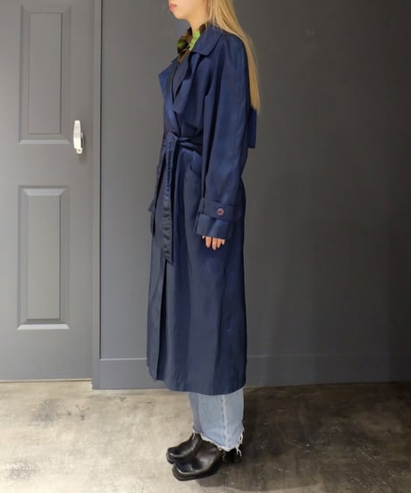 Vintage   Shiny Trench Coat