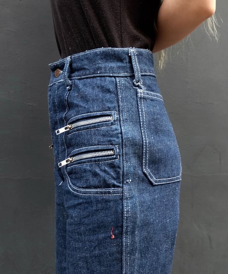 Vintage    Denim Frea Pants
