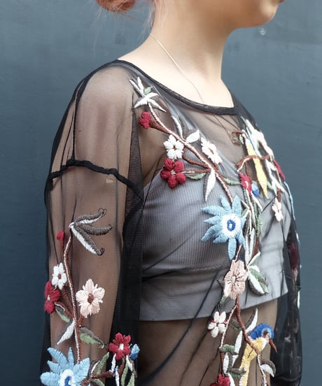 Vintage   See-through Tops