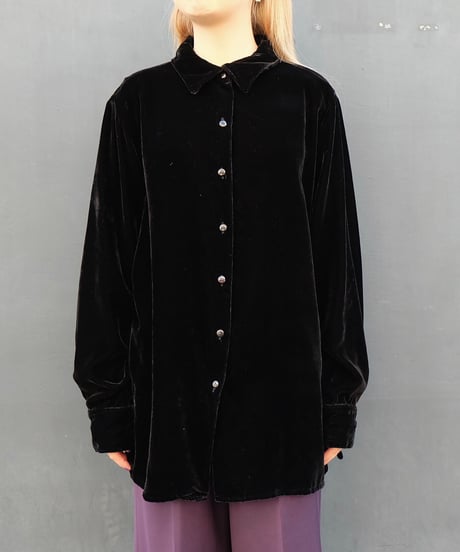 Vintage   Velours Shirt