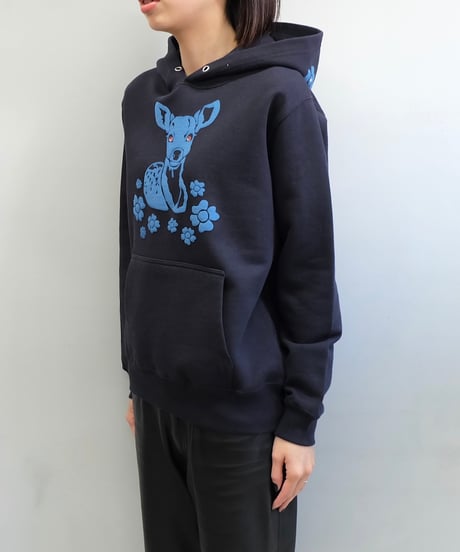 Labyrins   Bambi Hoodie Navy