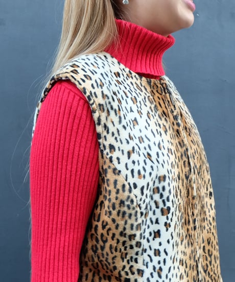 Vintage   Leopard Vest