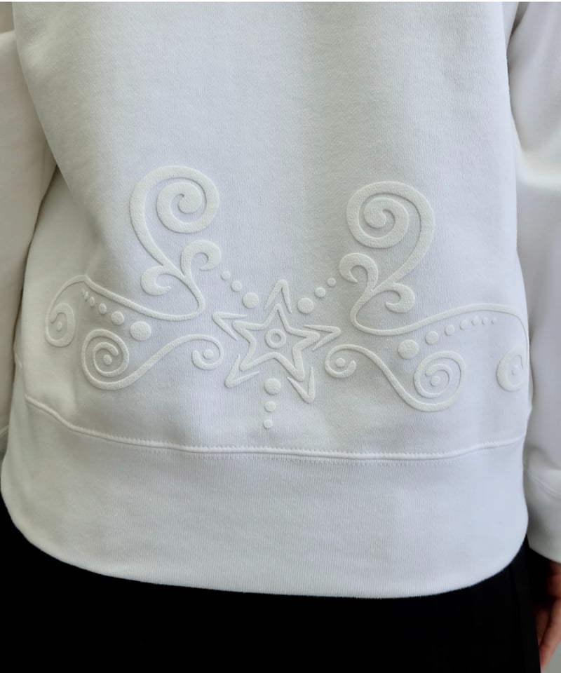 Labyrins Botanical Hoodie White | Shury