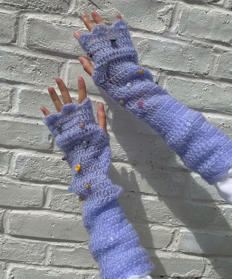 Labyrins Mohair Knit Glove 3