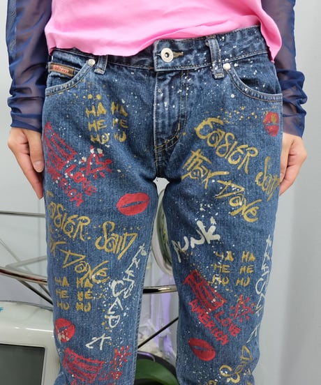Vintage   Denim Frea Pants 1
