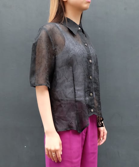 Vintage  She-through Shirt