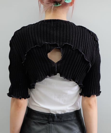 Remake Frill line Short Tops