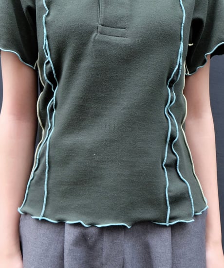 Frill line Polo shirt