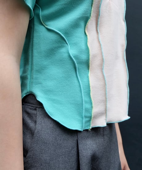 Frill line Polo shirt