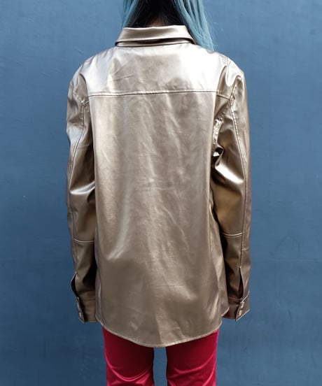 Vintage   Fake Leather Shirts