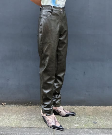 Vintage   Fake Leather Pants