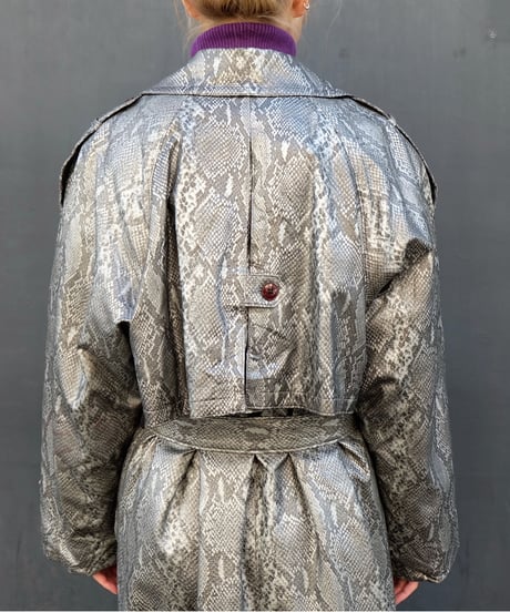 Vintage   Python Trench Coat
