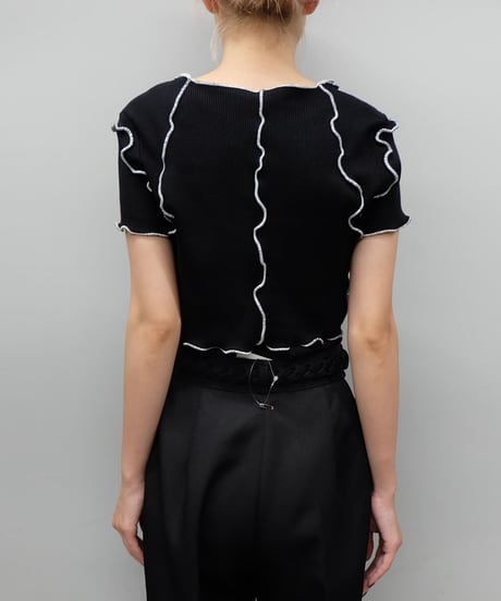 Remake Frill line Short Tops