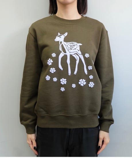 Labyrins   Bambi Sweat Olive/purple