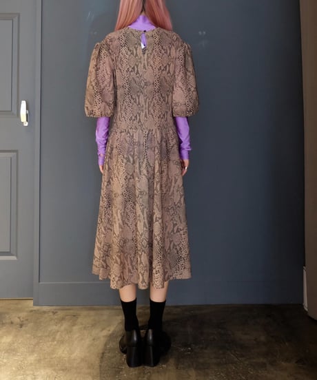Vintage   Python Pleats Onepice