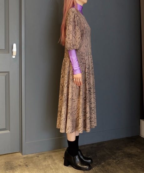 Vintage   Python Pleats Onepice